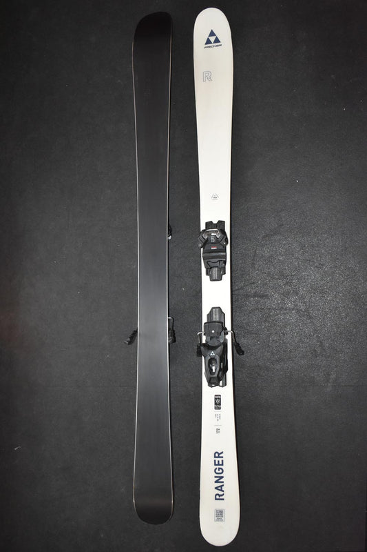 Fischer Ranger demo skis, white with black bindings