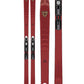Rossignol back country cross country skis with bindings, red