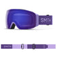 Smith ski goggles, purple strap and purple lens