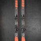 Fischer The Curv GT 80 demo skis with bindings, orange and black