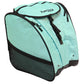 ski boot & gear backpack bag, light teal