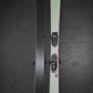 Fischer Ranger 90 demo skis, light green and pink, with black bindings