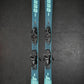 Fischer RC4 The Curv GT 76 demo skis with bindings, teal