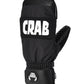 black Crab Grab Punch snowboard Mitten