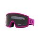 Oakley snow goggles, purple strap gray lens