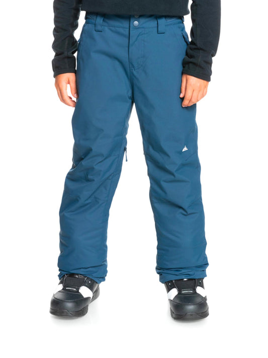 boys' Quicksilver Estate snowboard pants - blue