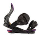women's Rossignol Diva snowboard bindings, black with purple accents