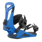 Union Flite Pro snowboard bindings, blue with black accents