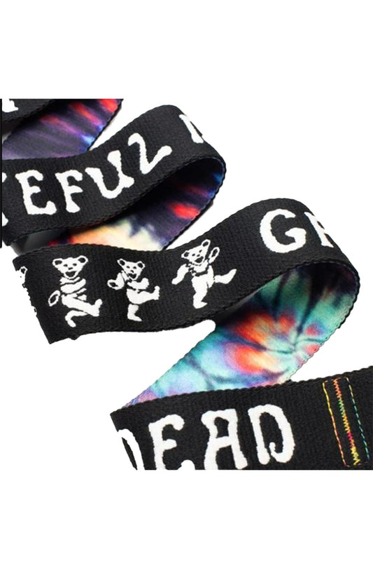 Arcade Belts Grateful Dead Dancing Bears belt,  tie dye on underside