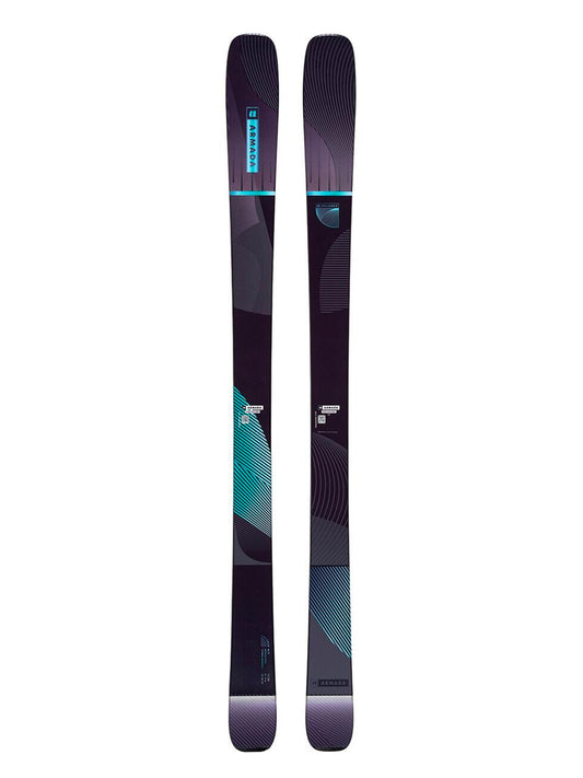 women's Armada Reliance skis, black and teal