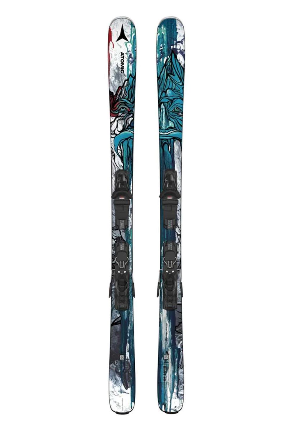Atomic Bent 85 system skis with bindings