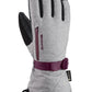 women's Dakine Sequoia Glove, silver with purple accents