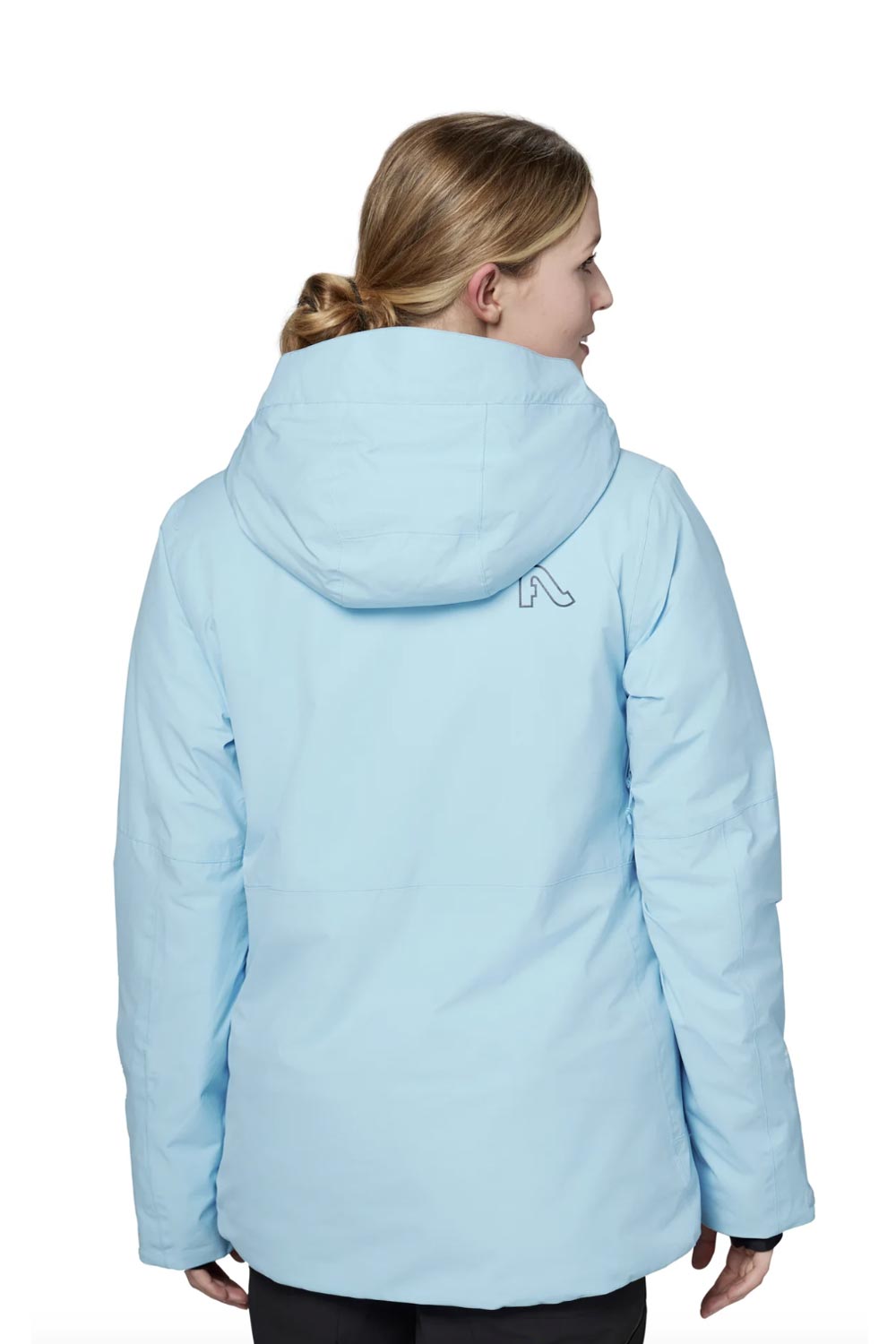 women's Flylow Avery jacket, light blue