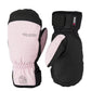 kids Hestra ski mitten, pink and black