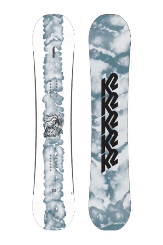 K2 Dreamsicle board - women's - white with blue cloudy graphic