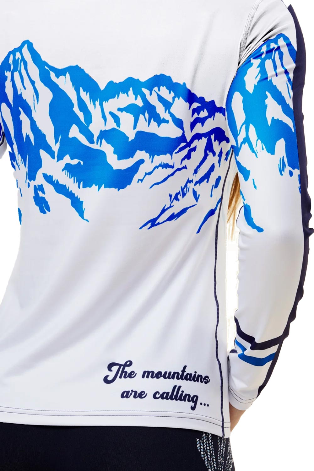 Krimson Klover base layer top, mountains graphic