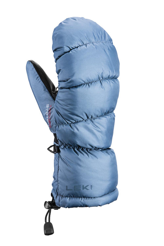 women's Leki ski glove, puffy, blue