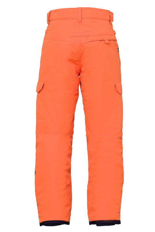 bright orange snowboard pants - youth