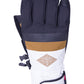 men's 686 Recon gloves, black white and tan