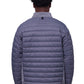 men's blue/grey thermal puff jacket