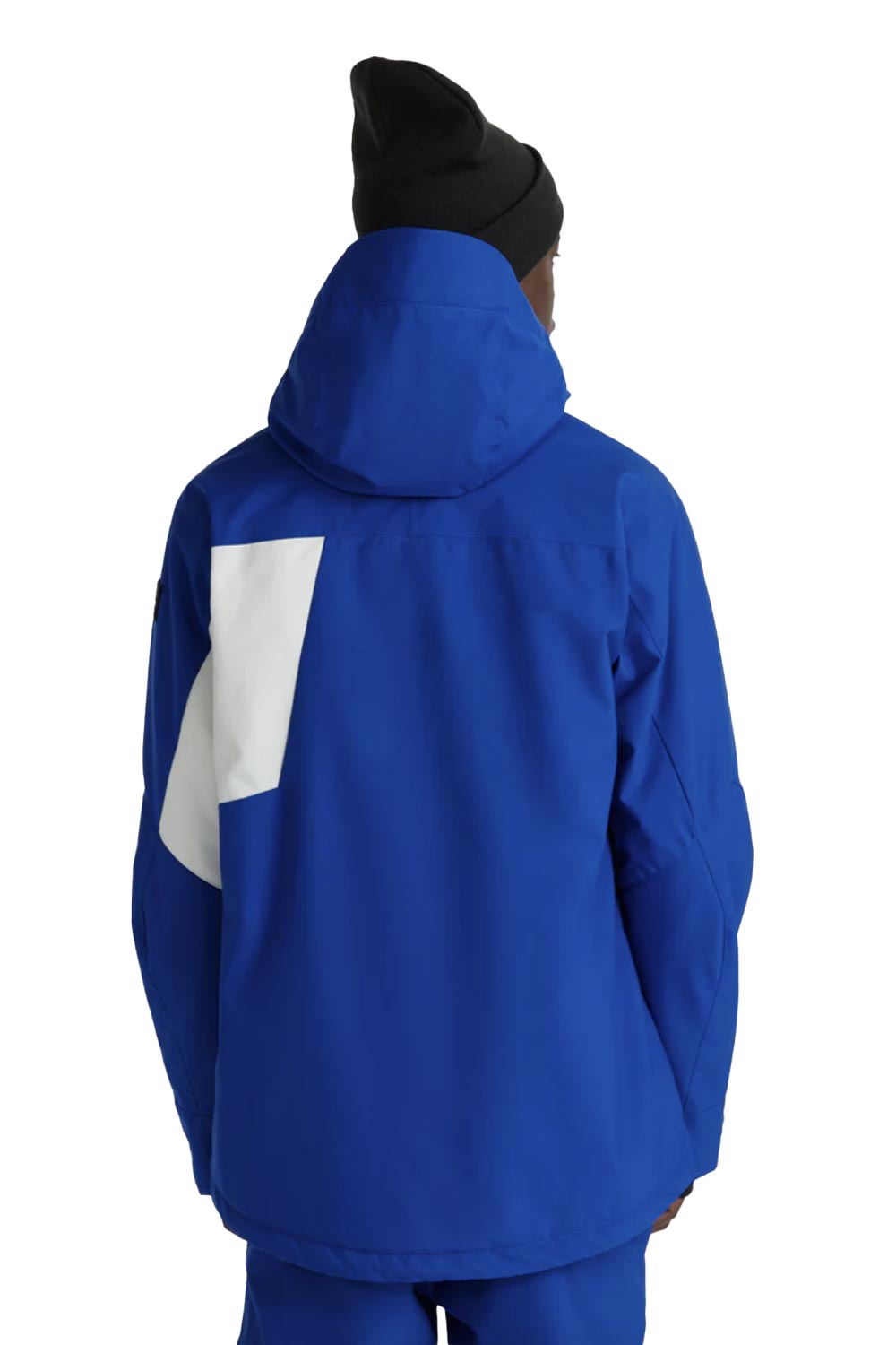 men's O'Neill Jacksaw snowboard jacket, blue and white