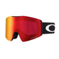 Oakley ski/snowboard goggles, black strap, red lens