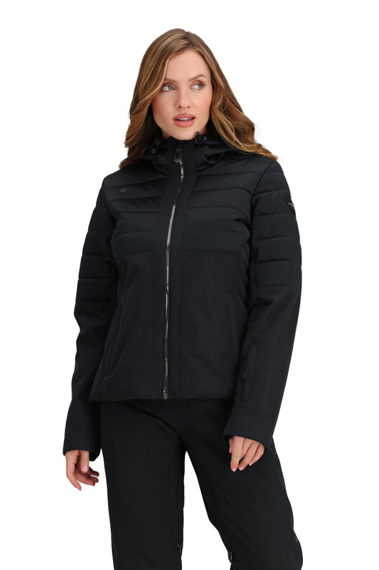 Obermeyer women's ski jacket, all black