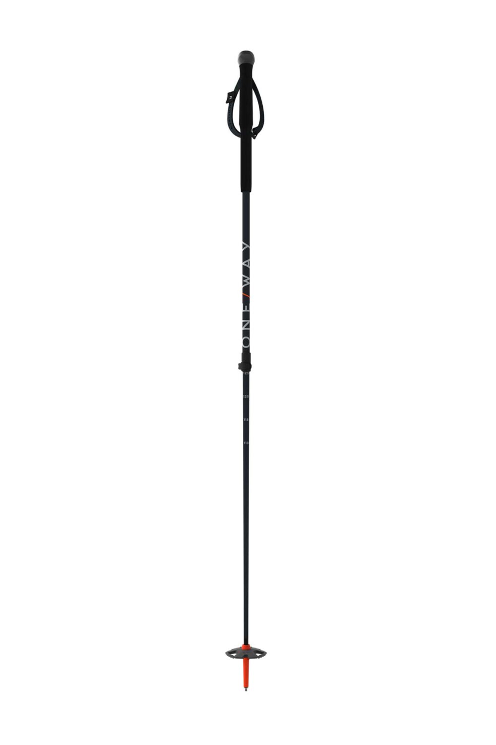 One Way Vario ski poles, adjustable length