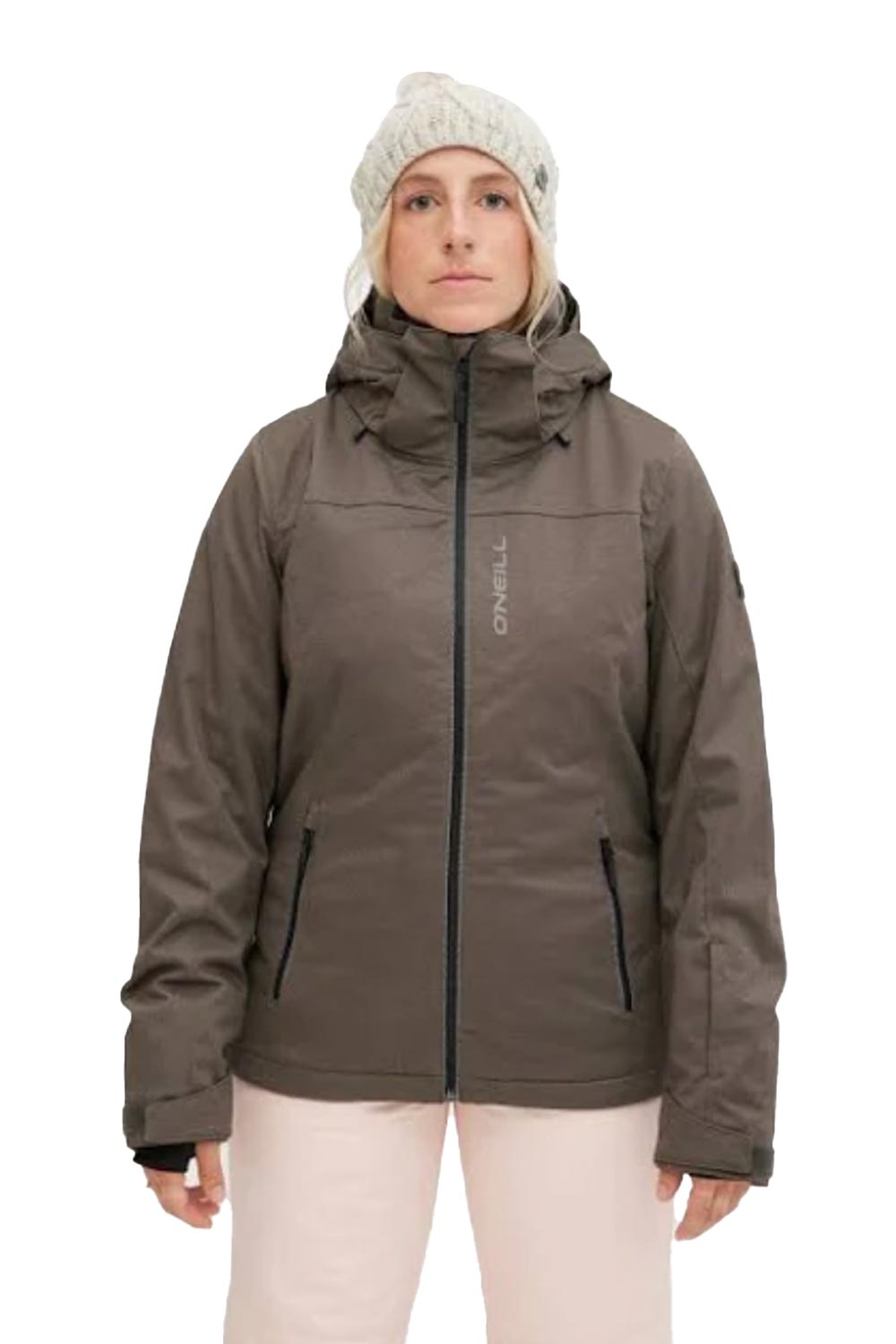 women's O'Neill snowboard jacket, brown