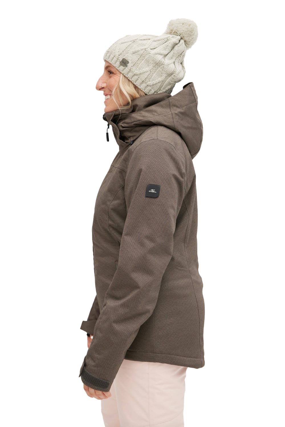 women's O'Neill snowboard jacket, brown