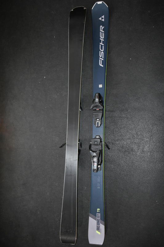 Fischer RC One GT 78 demo skis with bindgins