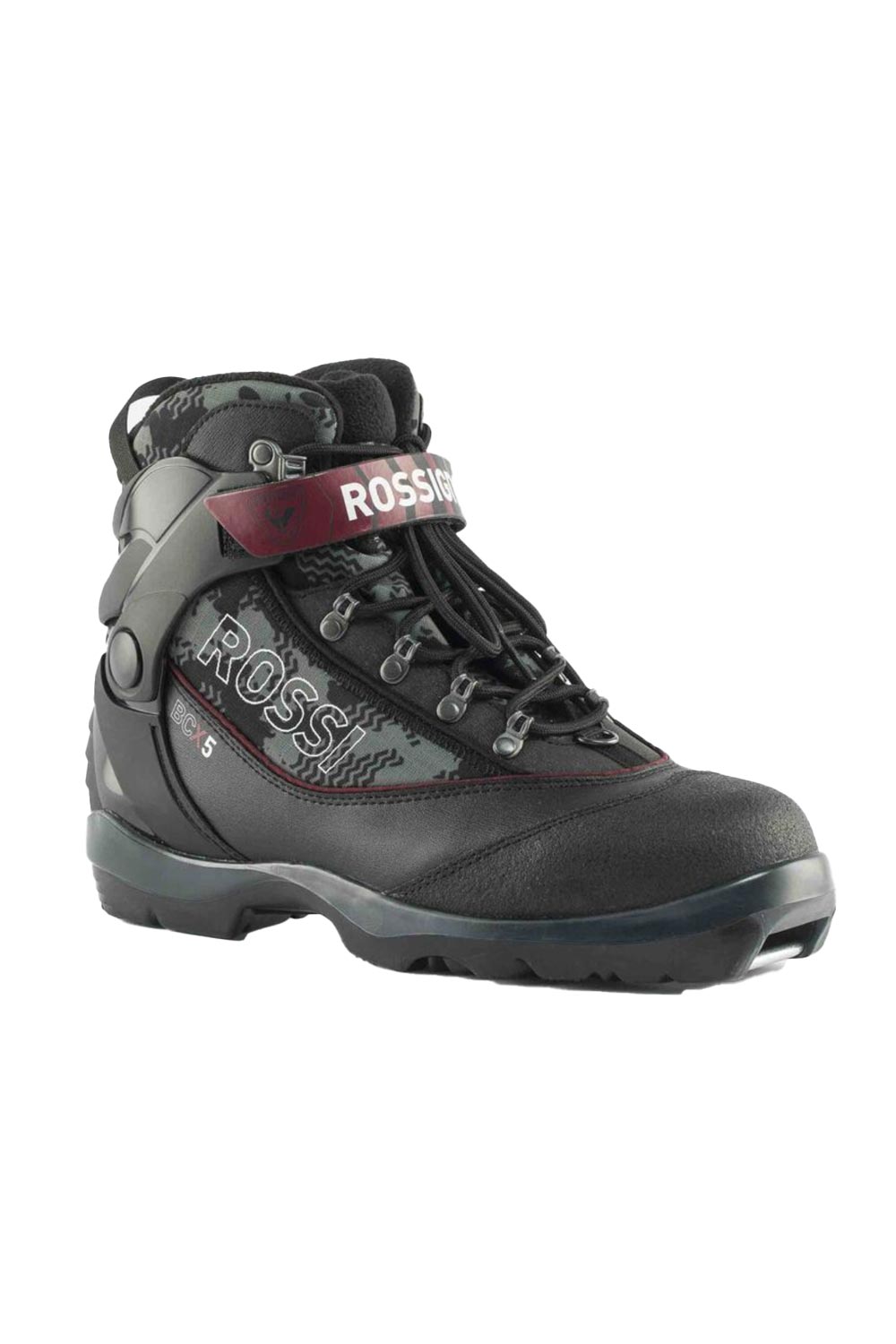 Rossignol cross country ski boot, black and gray