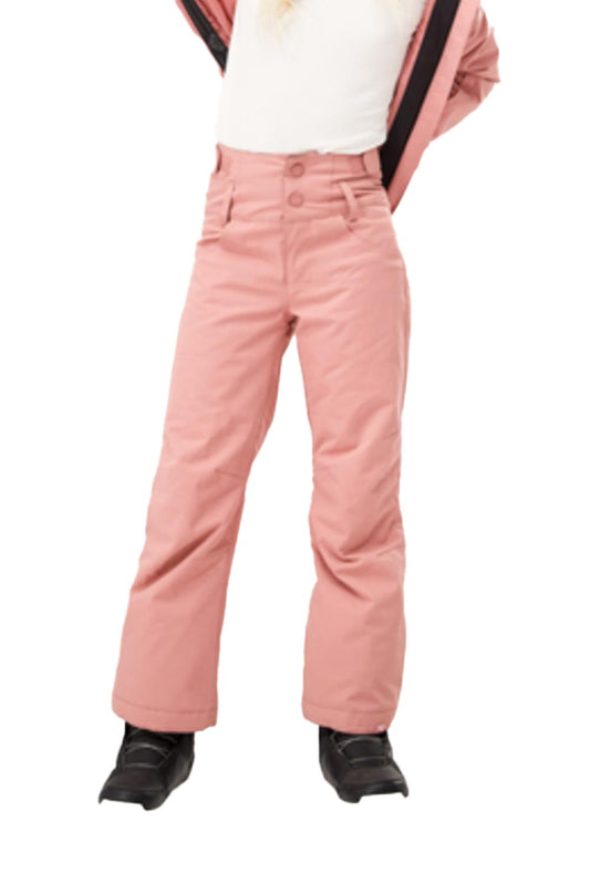 girls' Roxy ski pants, light pink