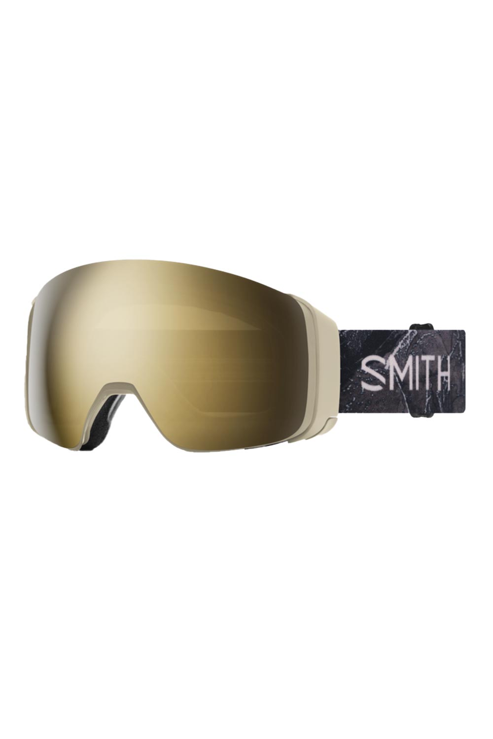 Smith 4D Mag ski goggles,  gold lens
