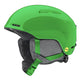 green Smith Glide kids ski helmet