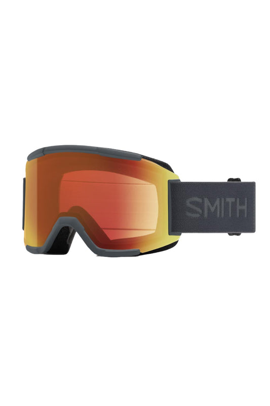 Smith Squad Goggles, slate strap and red lens