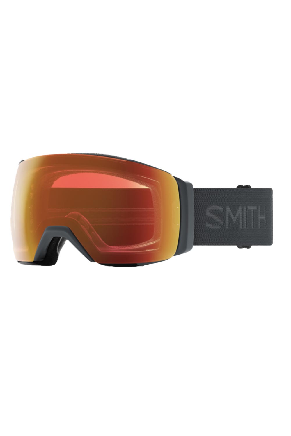 Smith I/O Mag XL goggles, black strap red lens
