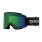 Smith Squad XL ski goggles, black strap and green lens