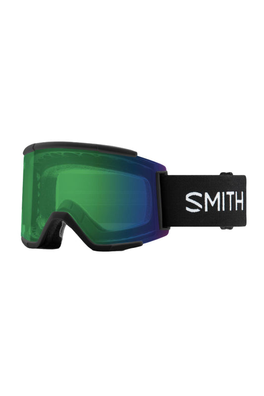 Smith Squad XL ski goggles, black strap and green lens