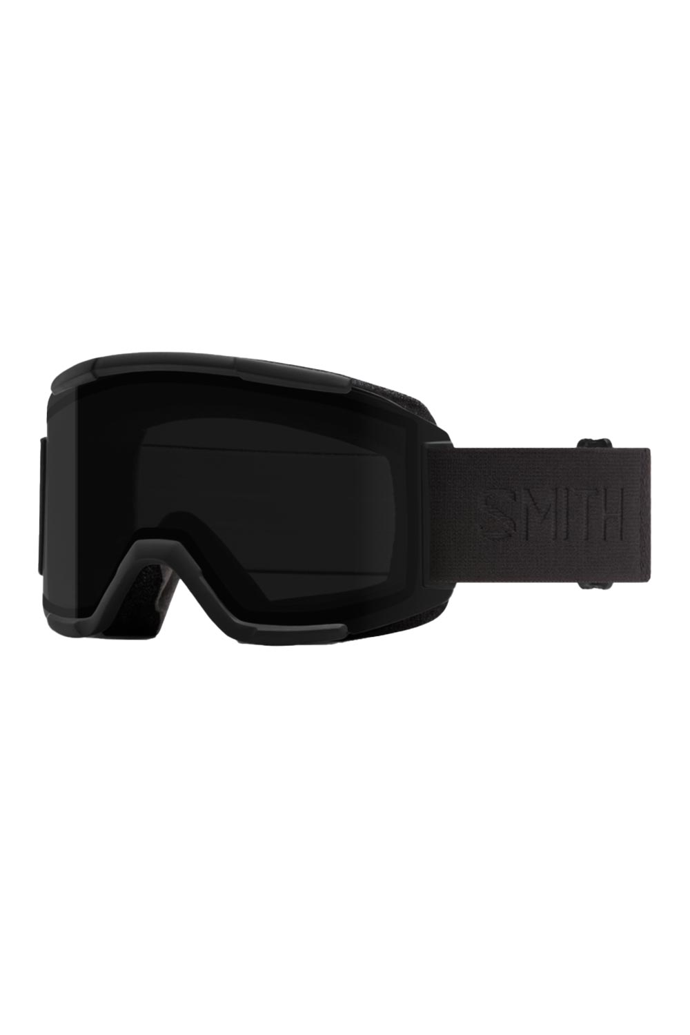 Smith Squad ski goggles, blackout, black strap black lens
