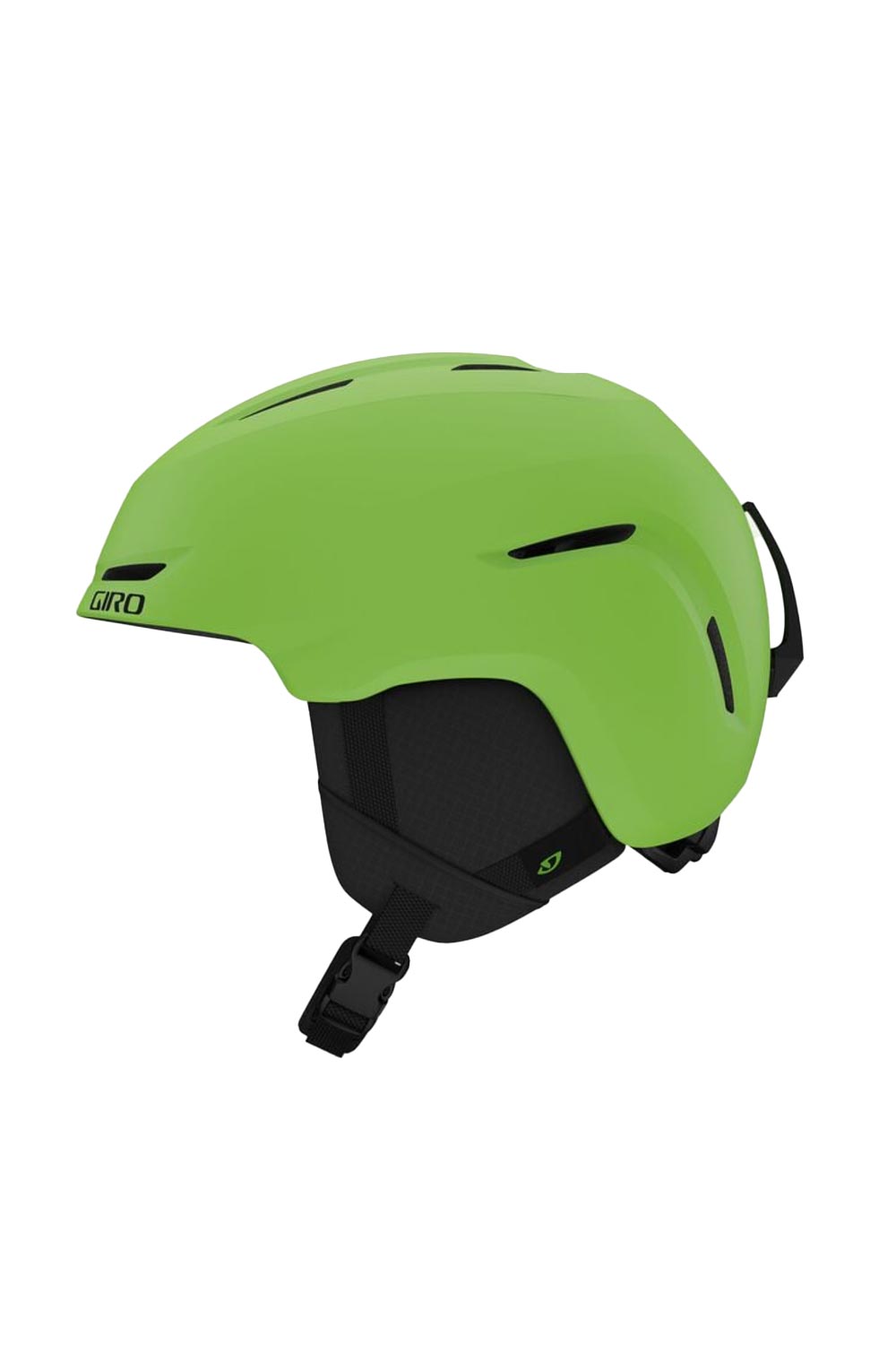 Kids' Giro Spur ski helmet, lime green