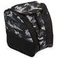 ski boot & gear backpack bag, gray camo pattern
