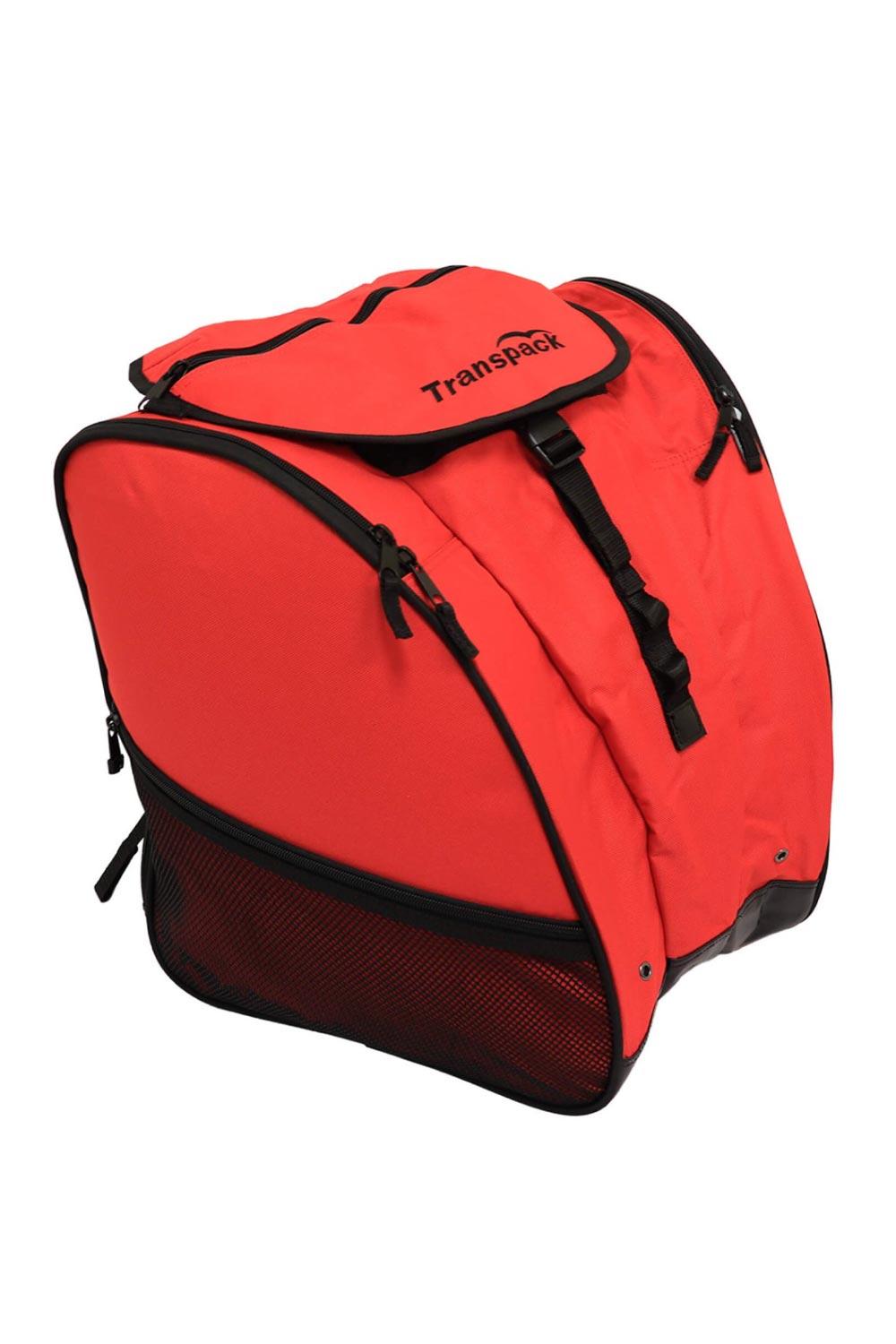 ski boot & gear backpack bag, red