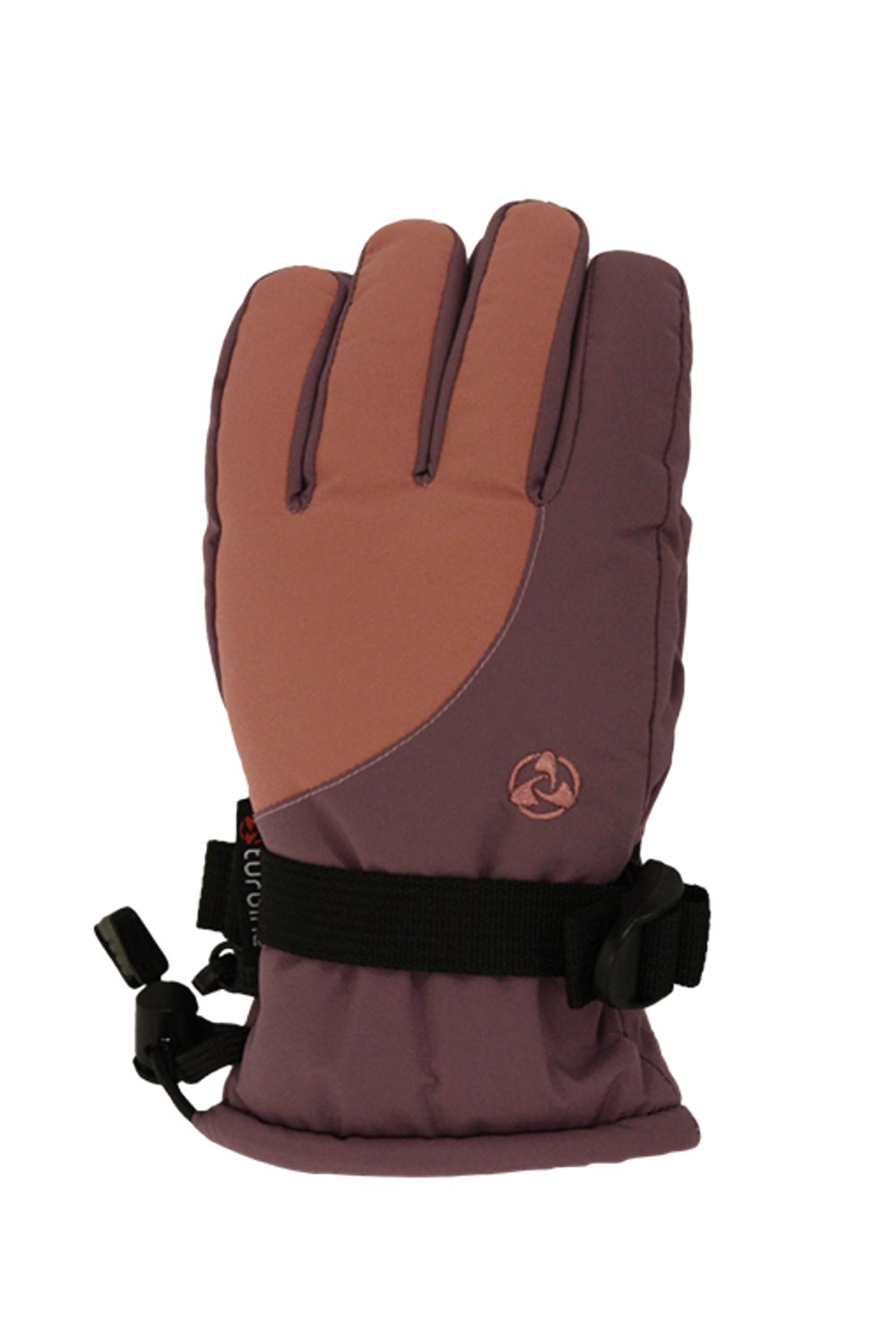 Girls' Turbine Arya ski glove, purple and pink