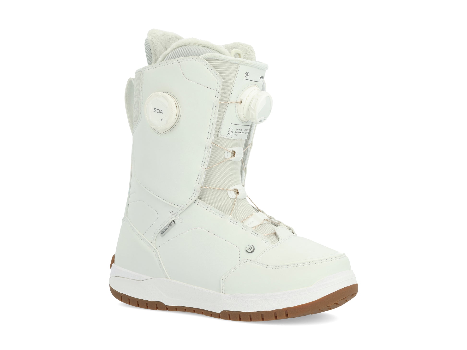 women's ride hera snowboard boot, white