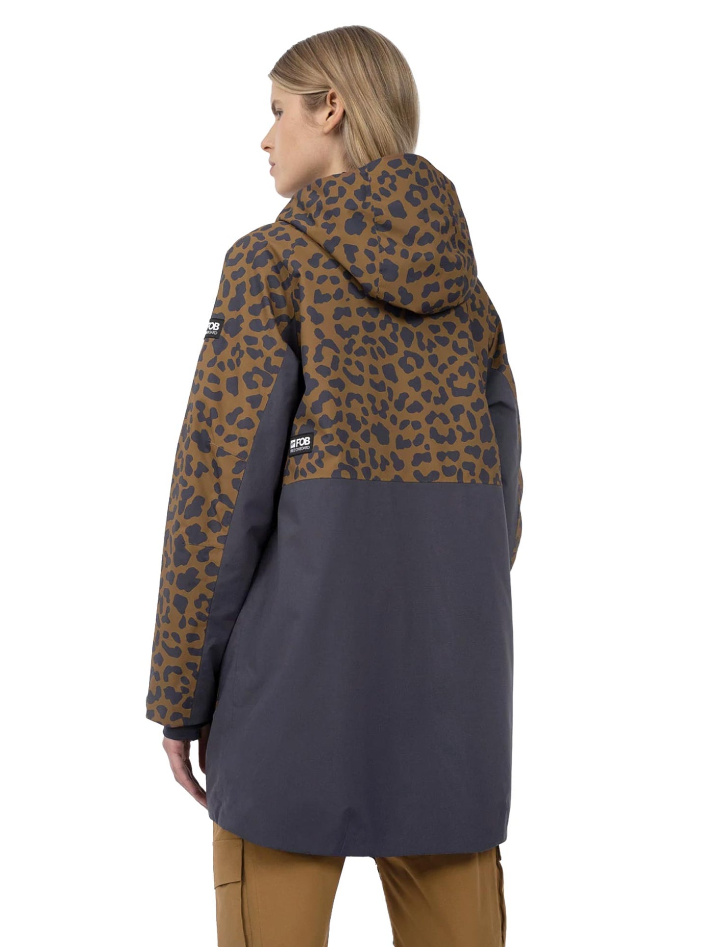 Snowboard Jacket Leopard Print