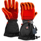 men's Action Heat heated gloves, black