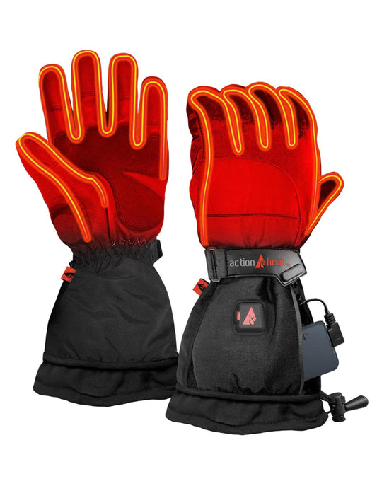 men's Action Heat heated gloves, black
