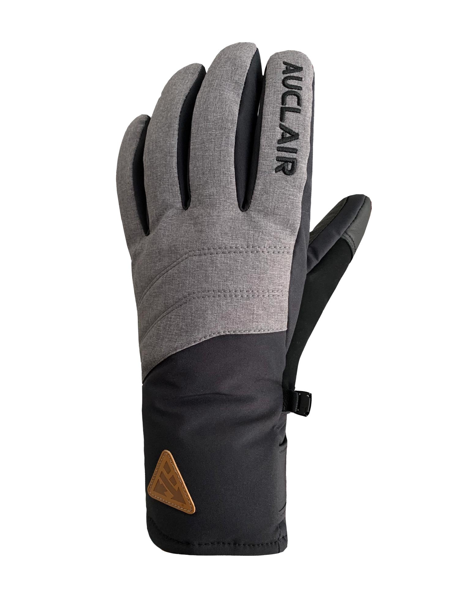 men's Auclair Avalanche ski glove, gray & black