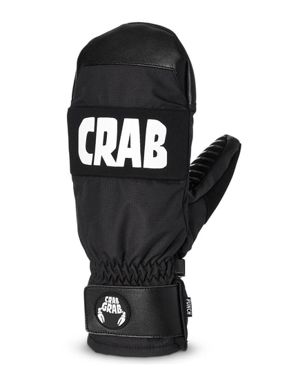 black Crab Grab Punch snowboard Mitten